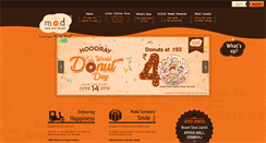 Desktop Screenshot of madoverdonuts.com